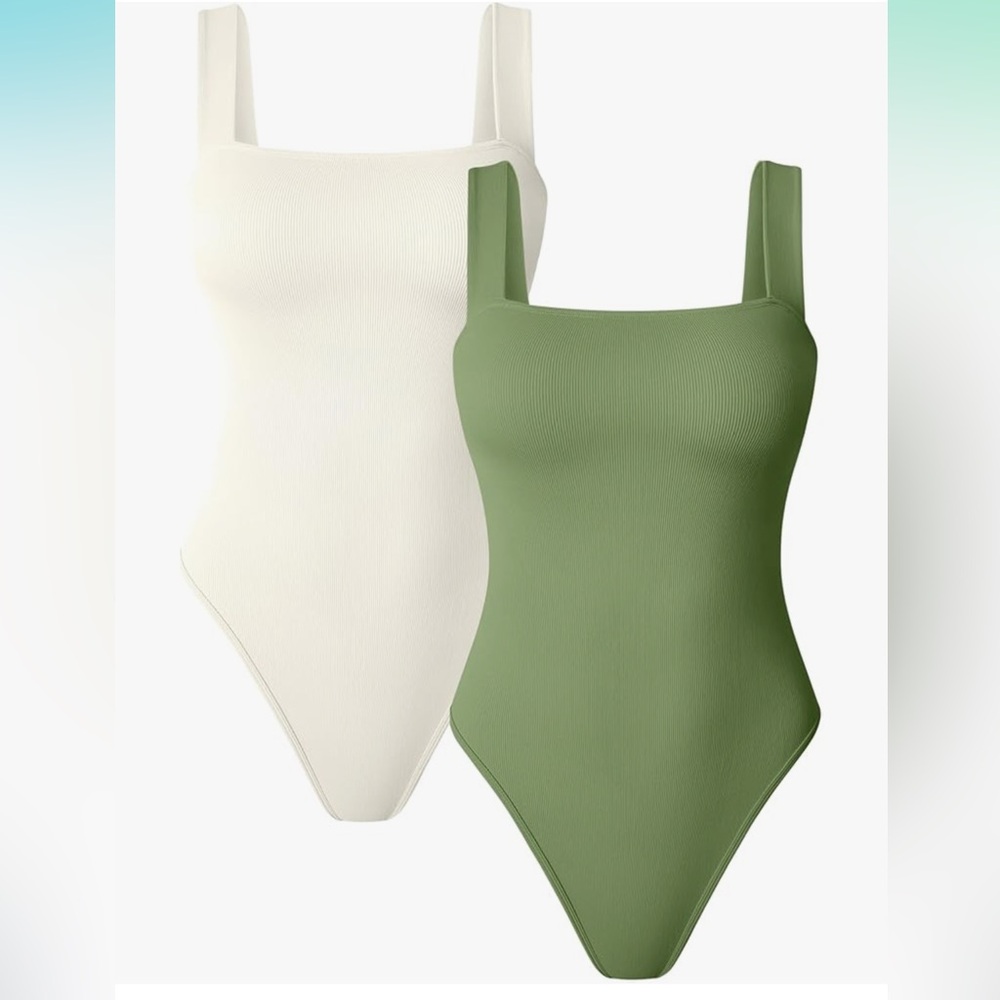 Bodysuits- Ribbed Strappy